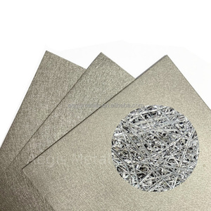 Feutre de nickel de taille 300 <span class=keywords><strong>x</strong></span> 300 mm, fibre de 25 µm, porosité de 80 %, épaisseur de 0,5 mm, électrode poreuse en feutre de fibre de nickel - Product Image 5