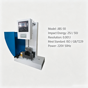 เครื่องทดสอบแรงกระแทกแบบดิจิตอล Izod Pendulum สำหรับทดสอบความแข็งแรงของวัสดุพลาสติก Charpy สำหรับการทดสอบความทนทานของวัสดุในห้องปฏิบัติการ - Product Image 3