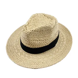 Panama Straw Hat Promotional Floppy New Arrivals Unisex Kids Soleil Shade Caps And Big Woman Sewing Machines For Straw Hats