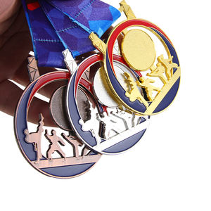 Medallas <span class=keywords><strong>de</strong></span> Kickboxing con Colores Recién Llegados, Diseños Personalizados con Cintas <span class=keywords><strong>de</strong></span> Colores Personalizadas, Medallas <span class=keywords><strong>de</strong></span> <span class=keywords><strong>Taekwondo</strong></span> Económicas - Product Image 2