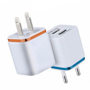 <b>Small</b> Gold Edge Plated Dual USB QC3.0 Fast Charger 15W Output for Cell Phones & <b>Laptops</b> Car & Wall Use - Product Image 3