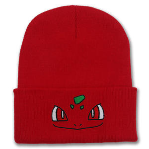 Chapeau tricoté brodé motif Bulbasaur <span class=keywords><strong>Pokémon</strong></span> pour homme et femme, chaud, style Hip-Hop, réglable, pour l'automne et l'hiver - Product Image 4