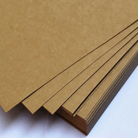 Feuilles de carton kraft du fabricant, vierges, recyclables, écologiques, 250 g/m², 300 g/m², 350 g/m², carton kraft brun personnalisable