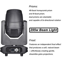 FEIYUEYUE 295W Projecteur à tête mobile pour DJ/Discotèque/Club/Bar
