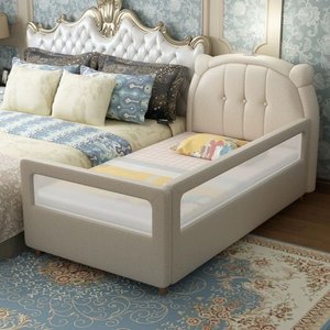 Letto impiombato bambini con Guardrail morbido-imbottito comodino per Hotel magazzino appartamento uso Design moderno - Product Image 2