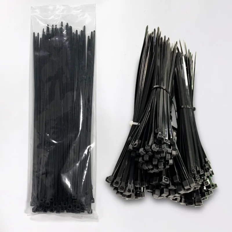 Custom logo cable ties reusable plastic supply fasteners plastic wire zip ties