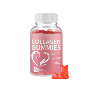 LIFEWORTH collagene 60 Gummies con vitamina C, zinco e biotina idrolizzato collagene peptidi integratore per la salute della pelle - Product Image 4