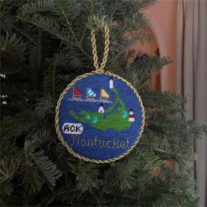 Ornamenti classici Navy ricamati decorazioni per le vacanze della palla <span class=keywords><strong>di</strong></span> <span class=keywords><strong>natale</strong></span> per la casa al coperto - Product Image 4