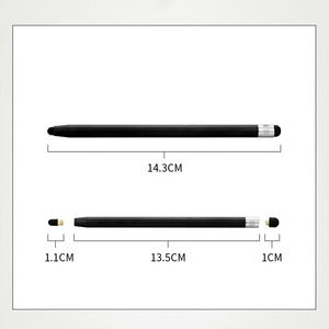 DIHAO ปากกาสัมผัสอเนกประสงค์ 2-in-1 หัวยางแบบ Capacitive สำหรับ <span class=keywords><strong>Xiaomi</strong></span> สำหรับ Huawei อะไหล่เปลี่ยนหัวปากกาซิลิโคน โลหะ พลาสติก - Product Image 5