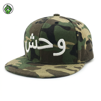 Gorra de Hip Hop con Logotipo Árabe Bordado en 3D Personalizado, Gorra Snapback de 6 Paneles, Estilo Urbano, Alta Calidad, Venta al Por Mayor, OEM, ODM
