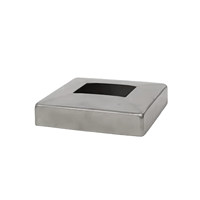 Cache-pied carré pour poteau d'escalier en acier inoxydable 304 316 noir satiné 40*40mm