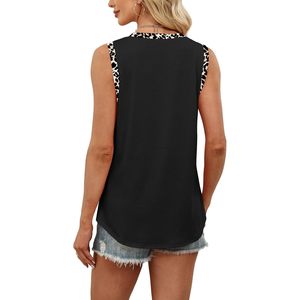 FOXA Women's Tank <b>Top</b> Round Neck Sleeveless Breathable Knitted Summer Beach Vacation Clothes Curved Hem - Product Image 5