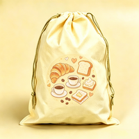 Sac à cordon non tissé du fabricant direct, logo personnalisé, délai de livraison rapide, pliable, léger, recyclable, motif de dessin animé pour enfants