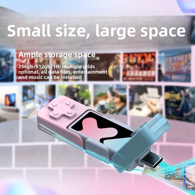 128GB 256GB 512GB 1TB USB 3.2 Type-C 500MB/s Drives Memory Stick Solid State USB Flash Drive