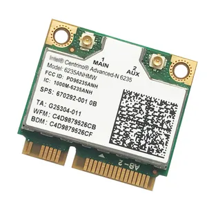 Wireless Lan network Card for Intel Centrino Advanced-N 6235 6235ANHMW 6235AN BT4.0 Mini PCI-E 2.4G/5Ghz built in wifi for PC