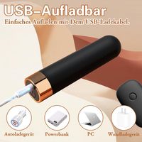 Mini-Bullet-Vibratoren mit kabelloser Fernbedienung, Silikon-Vibro-Ei, 10 Modi, leise, stark, wiederaufladbar für Sie.