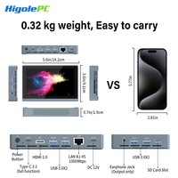 HiGole Mini PC portátil con 4GB RAM Pocket UV Inkjet Robot de impresión digital Venta directa Stock Computadora integrada