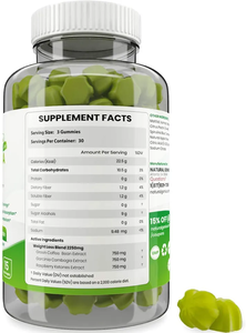 Gomitas 3 en 1 de Garcinia Cambogia ODM/EDM |   Mezcla para bajar de peso de 2250 mg con café verde y cetonas de frambuesa |    Potenciador del Metabolismo - Product Image 4