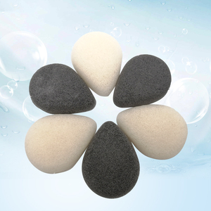 Reusable Beauty Bamboo Charcoal Pure <span class=keywords><strong>Konjac</strong></span> Sponge - Product Image 1