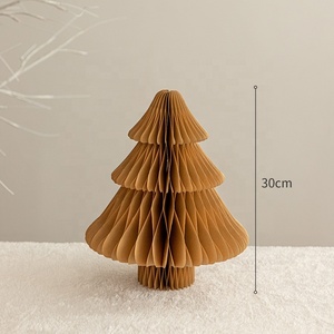 DAMAI Custom <b>Christmas</b> <b>Tree</b> Honeycomb Decorations <b>Mini</b> <b>Christmas</b> <b>Tree</b> 20/30cm <b>Christmas</b> Party Decoration - Product Image 6