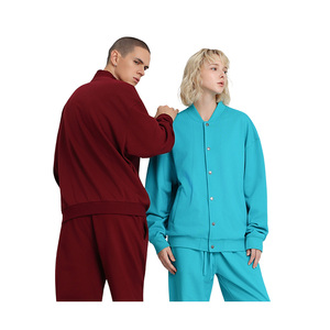 Uniforme de baseball imprimé anti-plis à manches longues en coton bouclé 100 % de haute qualité, style français, pour le printemps et la chaleur. - Product Image 3