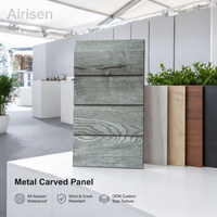 Panneau décoratif isolant en métal sculpté, écologique et moderne, résistant à l'eau et au feu, pour murs extérieurs de villas et maisons préfabriquées