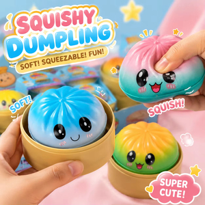 ของเล่นบีบตุ๊กตาซาลาเปานุ่มนิ่ม ของเล่นบีบตุ๊กตาฟิดเจ็ตแบบคืนตัวช้า ของเล่นบีบตุ๊กตาฟิดเจ็ตคลายเครียด ของเล่นบีบตุ๊กตาฟิดเจ็ตสีรุ้ง - Product Image 1