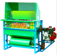 Mini batteuse à haute efficacité, machine à battre le riz paddy automatique, machine à battre agricole sèche et humide