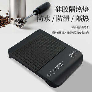 เครื่องชั่งกาแฟ C08 3กก. 0.1กรัม หน้าจอดิจิตอล ชาร์จไฟได้ พอร์ต Type C ดีไซน์มินิมอล รูปทรงแบน วัดน้ำหนักได้ - Product Image 1