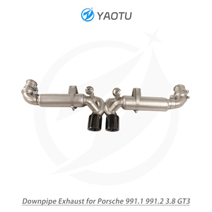 Sistema de Escape YT SS304 para 991.1/991.2 3.8 con Acabado Sandblasted, Sección Trasera y Válvulas - Product Image 4