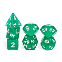 Ensemble de dés miniatures en acrylique polyédrique au design unique pour jeux de société et Donjons et Dragons - Ensemble de dés unique Jeux de société DND RPG