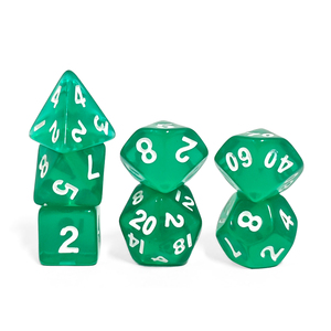 Ensemble de dés miniatures en acrylique polyédrique au design unique pour jeux de société et Donjons et Dragons - Ensemble de dés unique Jeux de société DND <span class=keywords><strong>RPG</strong></span> - Product Image 6