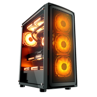 Boîtier d'ordinateur de jeu HD USB3.0 MATX avec tour PC en verre trempé pour les configurations de jeu