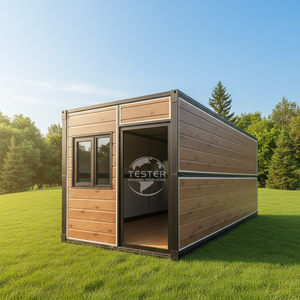 บ้านสำเร็จรูปแบบพับได้เคลื่อนย้ายได้ ประกอบง่าย ผนังแซนวิช วิลล่าหรูหรา ห้องนอน ห้องทำงาน - Product Image 1