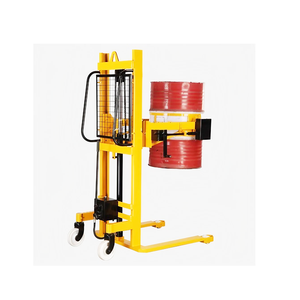 Elevador y Apilador de Tambos Manual Motorizado Hidráulico de 300 kg en Oferta para Imprentas y Restaurantes - Product Image 1
