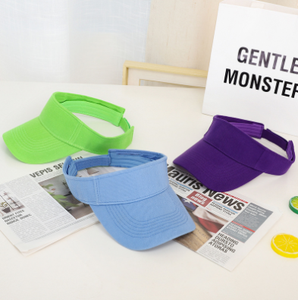 หมวกกันแดดสีทึบสำหรับผู้ชายผู้หญิงสไตล์ใหม่ฤดูร้อนป้องกันรังสี UV - Product Image 2