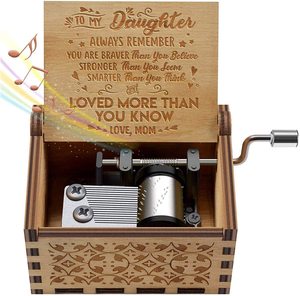 Nouvelle conception, prix d'usine, boîte à musique en bois 3D, boîte à musique à manivelle, vente en gros, boîte à musique avec poupée dansante, boîte à musique, boîte à bijoux musicale, Danci - Product Image 1