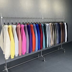 เสื้อฮู้ดดี้ผ้าฟลีซหนา 350gsm เป็นมิตรกับสิ่งแวดล้อม แบบยูนิเซ็กส์ ทรงโอเวอร์ไซส์ สตรีทแวร์ น้ำหนักมาก ผลิตจากโรงงาน รับผลิตตามแบบ - Product Image 3