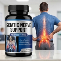 Capsules de soutien personnalisées OEM pour la santé du nerf sciatique, avec Vitamine B12 Methylcobalamine, pour le sport