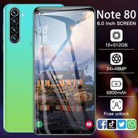 Note80 Nuevo Teléfono Inteligente Android con 1+16 GB, Pantalla HD de 5.0 Pulgadas, 3G, Doble SIM, con Idiomas Francés y Alemán