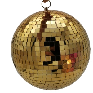 <span class=keywords><strong>Bola</strong></span> de espejo dorada de alta calidad, colgante de techo grande, <span class=keywords><strong>Bola</strong></span> de discoteca de 100cm, 1m, a precio de fábrica - Product Image 2