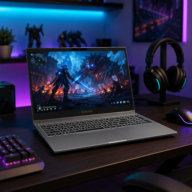 RTX 3050 Gaming Laptop 16GB 512GB SSD GTBook X 230H 15.6 144Hz Intel Core 7 RGB Backlit Windows 11 Pro UK Plug WiFi 6