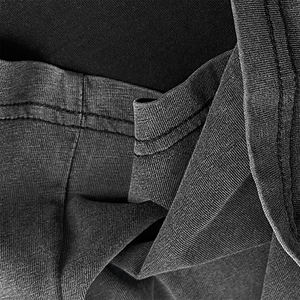 T-shirt con lavaggio in acido di cotone di alta qualità stile retrò con lavaggio minerale t-shirt Vintage rilassata pesante da uomo - Product Image 4