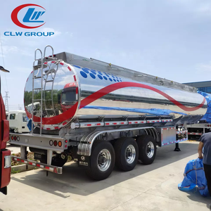 Camion-citerne en aluminium de 42000 litres, 3 essieux BPW, réservoir de carburant, Semi-<span class=keywords><strong>remorque</strong></span> - Product Image 2