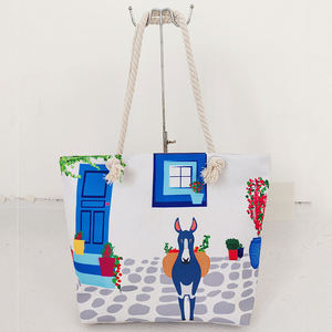 <span class=keywords><strong>Borsa</strong></span> da viaggio con stampa logo personalizzata in tela da donna london beach tote bag souvenir di <span class=keywords><strong>londra</strong></span> - Product Image 4