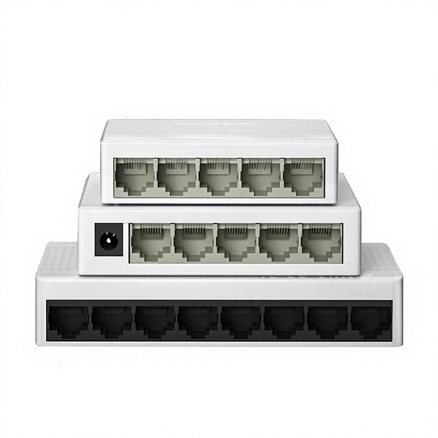 Gigabit Multi-Port Network Switch Dormitory Home Network Cable Splitter Multi-Interface Simultaneous Access