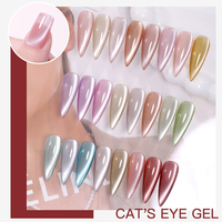 Kit de vernis gel liquide effet œil de chat 24 couleurs 15ml 9D magnétique sans HEMA holographique écologique végétalien avec logo personnalisé