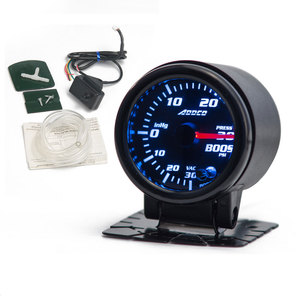 PSI Gauge, Yctze 2 Inch Coche Universal 12V LED Digital Turbo Boost PSI Medidor De Presión Relog Presión De Turbo