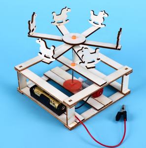 Carrusel Eléctrico DIY, Juguete Científico para Niños, Kits de Experimentos, Educación STEM Creativa, Proyecto Escolar de Innovación - Product Image 1