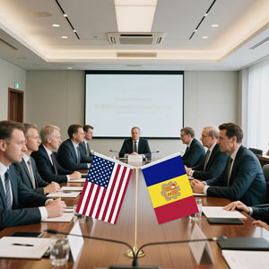 Drapeau de table en forme de Y avec base en métal pour décorations de mini-drapeaux personnalisables (drapeaux des États-Unis et d'<span class=keywords><strong>Andorre</strong></span>) - Product Image 4